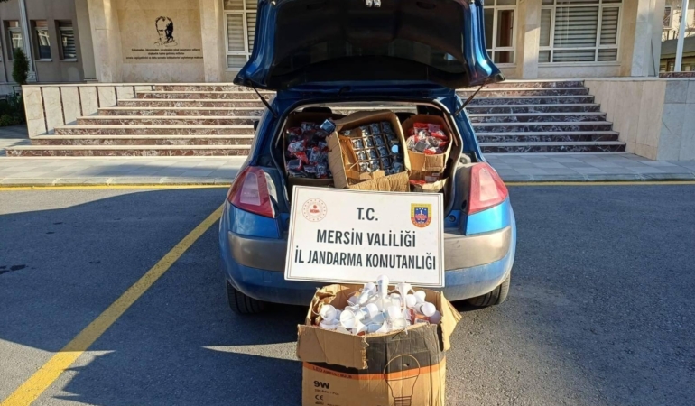 Mersin’de inşaattan hırsızlık yapan 5 şüpheli yakalandı