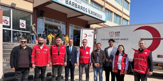 Barbaros İlkokulu’nda hayat kurtaran buluşma