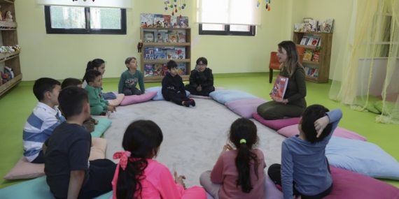 Toroslar Çocuk Kampüsünde masal ve drama ile gelişim destekleniyor