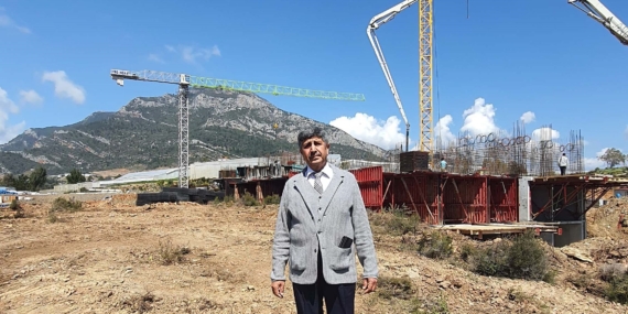 Anamur’da yapılacak caminin kıblesi yerinde belirlendi