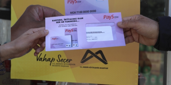 Halk Kart ile Mersin’de hem vatandaşa hem esnafa destek