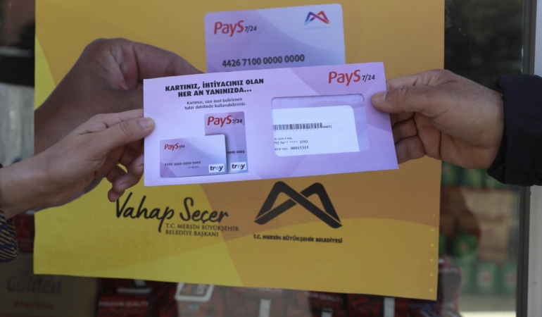 Halk Kart ile Mersin’de hem vatandaşa hem esnafa destek