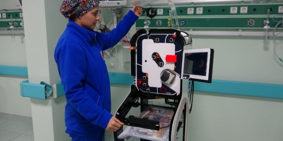 Yeni nesil ‘hücre kan kurtarma cihazı’ Mersin’de kullanılmaya başlandı