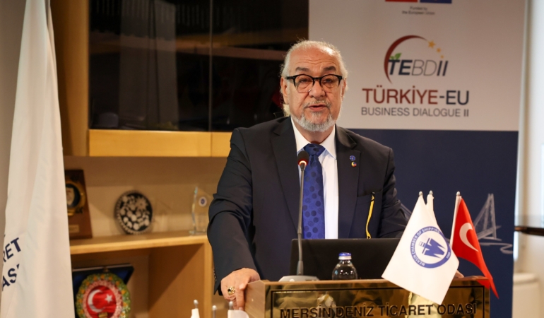 Mersin’in lojistik gücü Avrupa’ya tanıtılıyor