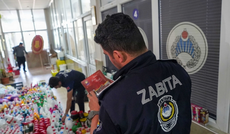 Tarsus’ta 6 bin 167 sağlıksız ürüne el konuldu
