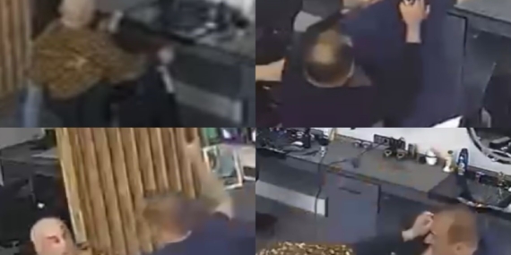 Berberde tıraş olan şahsa satırla saldıran şüpheli tutuklandı