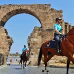 SİDE ANTİK KENTİ'NDE ATLI JANDARMA TİMLERİ GÖREVE BAŞLADI