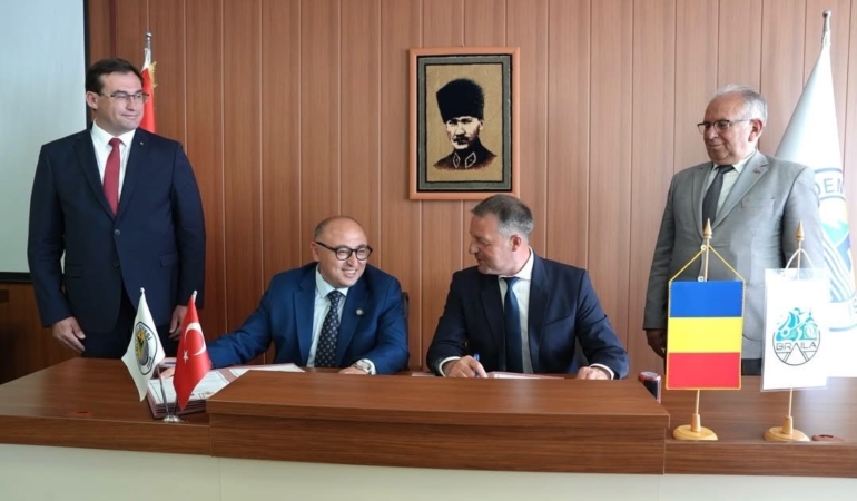 Erdemli ile Romanya’nın Braila Belediyesi Kardeş Şehir Oldu