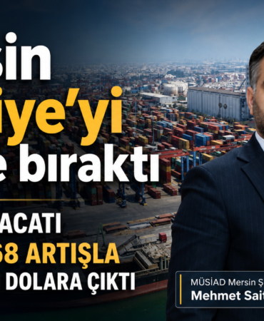 MÜSİAD Mersin Şube Başkanı Mehmet Sait Kayan(1)