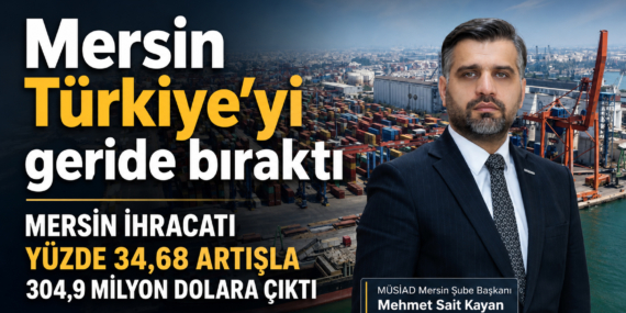 Mersin Türkiye’yi geride bıraktı