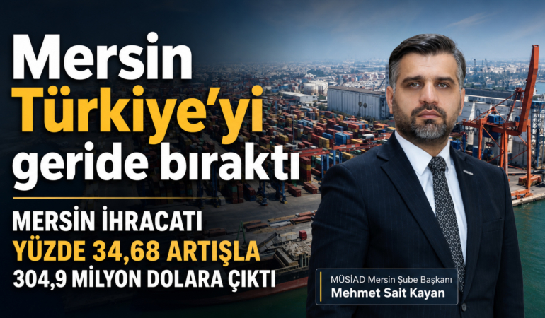 Mersin Türkiye’yi geride bıraktı