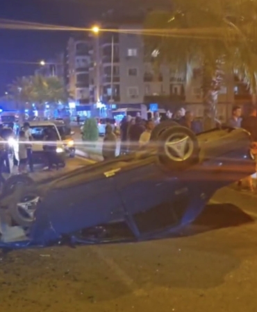 KAZA YAPAN ARAÇTAKİ 3 KİŞİ KAÇTI, KISA SÜREDE POLİSE YAKALANDI