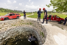 MERSİN İTFAİYESİNDEN BOĞULMA VAKALARINA KARŞI TATBİKAT
