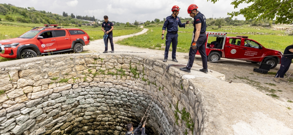 MERSİN İTFAİYESİNDEN BOĞULMA VAKALARINA KARŞI TATBİKAT