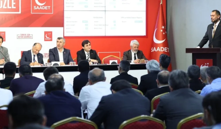 Mersin Saadet Partisinde yüzde 360’lık rekor üye kaydı