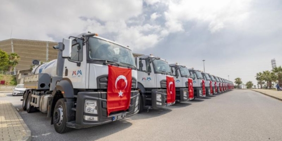Mersin Büyükşehir Belediyesi araç filosunu güçlendiriyor