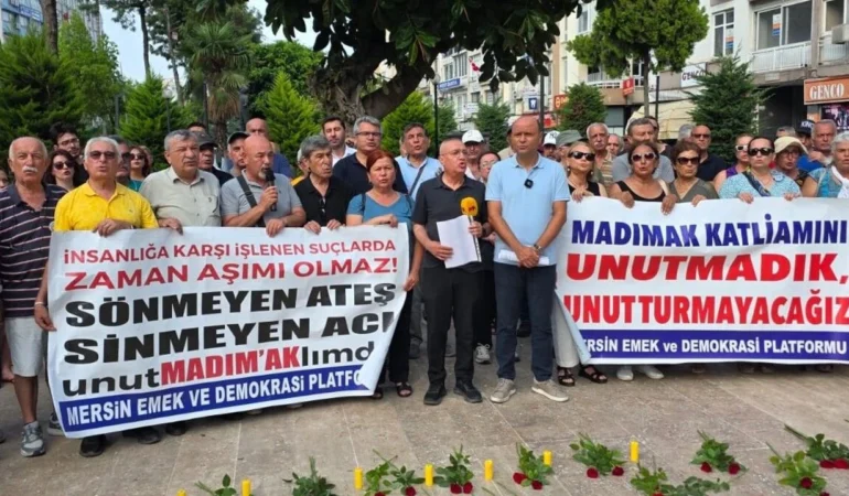 Mersin’de Madımak Katliamı Anması: “Unutmuyoruz, Unutturmayacağız”
