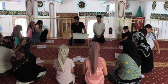 Anamur’un yaylalarında yaz Kur’an kurslarına yoğun ilgi