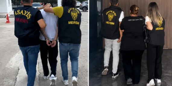 Mersin’de haklarında toplam 86 yılı aşkın hapis cezası bulunan 3 firari yakalandı
