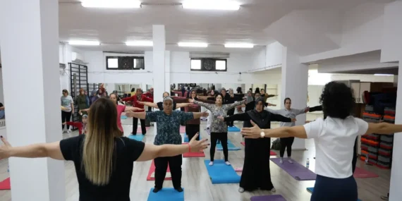 Mersin’de spor dolu akşam: Trekking ve Pilates bir arada