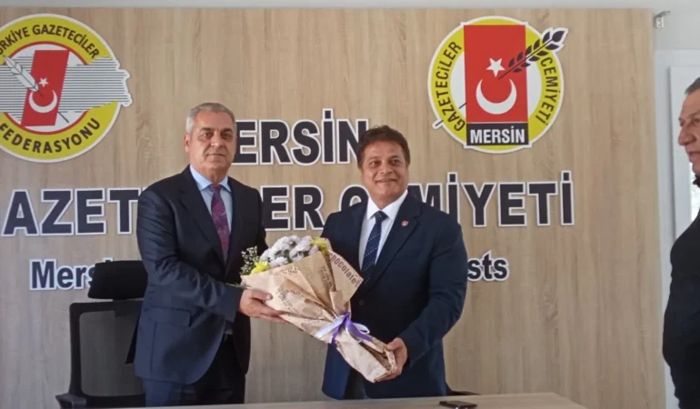 Mersin Cumhuriyet Başsavcısı Ahmet Çelikkol’dan veda ziyareti