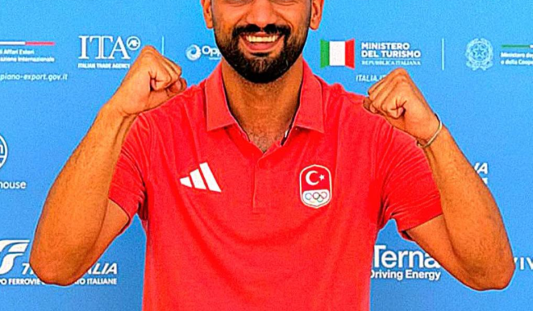 Mersinli Milli Sporcu Akdeniz Oyunları’nda kürsüye çıktı!