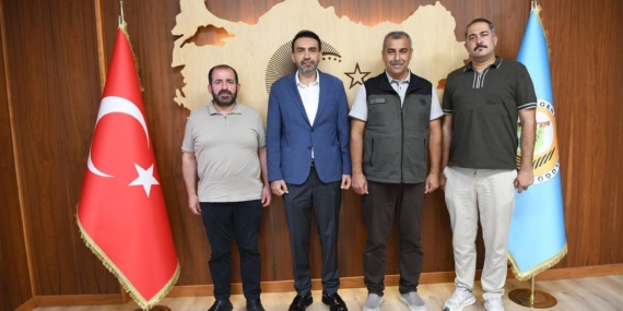 AK Parti Mersin İl Başkanı Aldemir’den Zafer Kızıl’a ziyaret