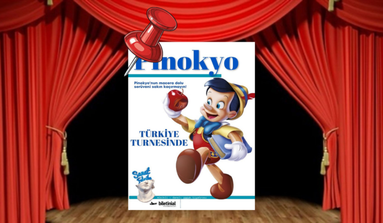 Pinokyo, Mezitli Açık Hava Tiyatrosu’nda çocuklarla buluşacak