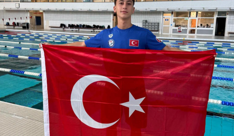 Mersinli milli sporcu Avrupa’yı salladı! Ahmet Mirza Düzdemir’den büyük başarı