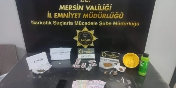 Mersin’de sokak satıcılarına yönelik narkotik operasyonu: 4 tutuklama
