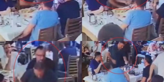 Boğazına lokma kaçan vatandaşı Heimlich manevrası kurtardı