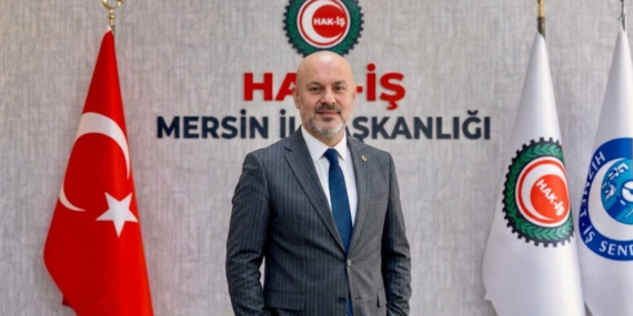 HAK-İŞ Mersin İl Başkanı Mehmet Yüce’den 30 Ağustos Zafer Bayramı mesajı