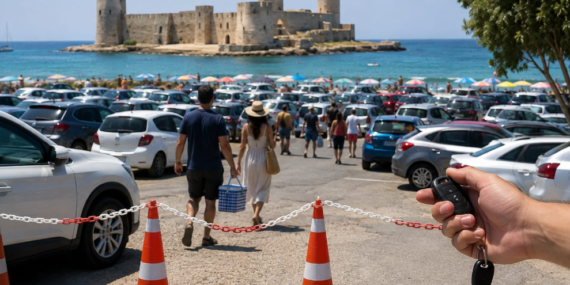 Mersin’in turizm merkezinde otopark krizi