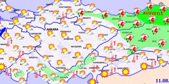 Meteoroloji’den Akdeniz uyarısı: Mersin ve çevresinde öğleden sonraya dikkat