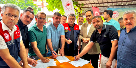 Mersin’de 5 mahalle modern sulama sistemine kavuştu