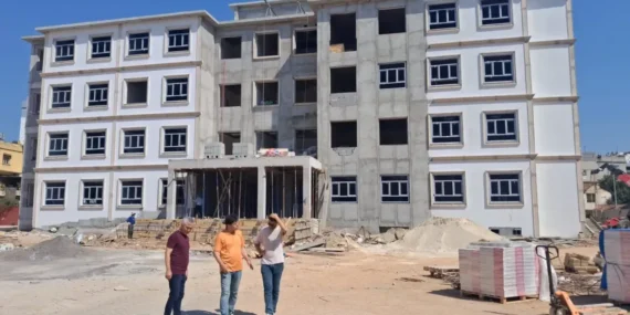 Mersin’in yeni fen lisesi binasında geri sayım başladı