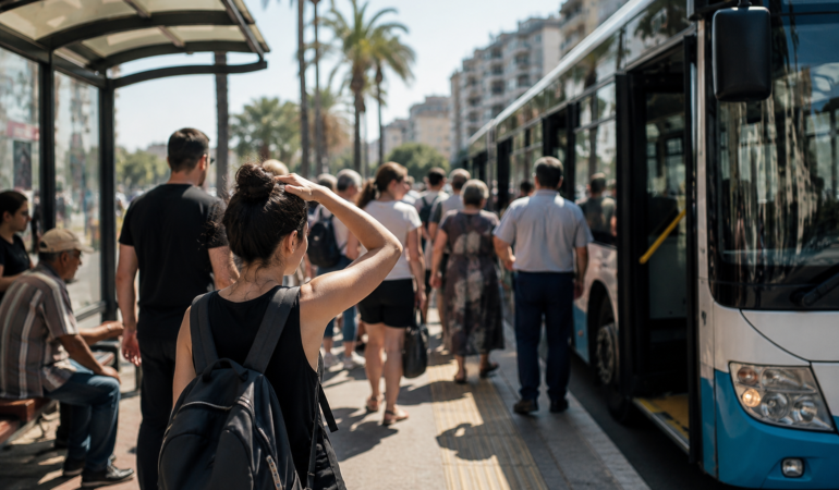 Mersin’de yazın otobüse binenleri en çok bu sorunlar zorluyor